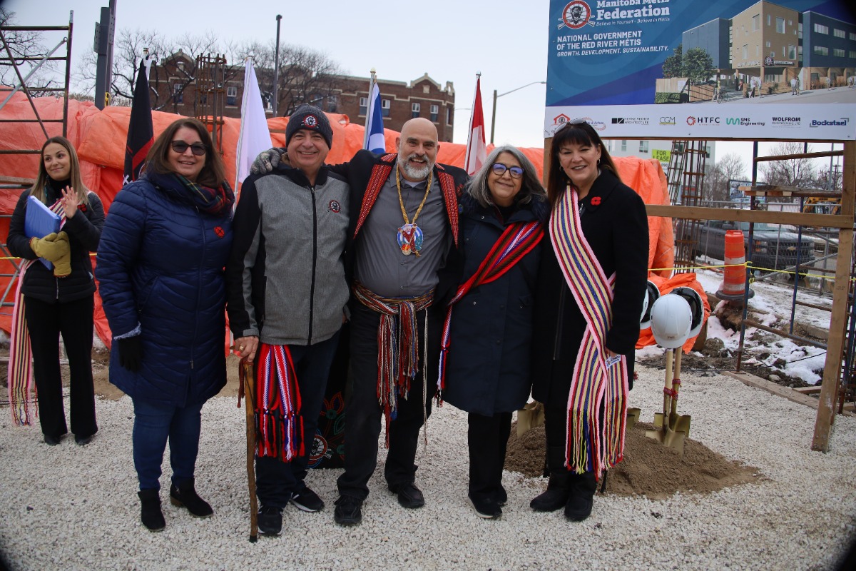 Michif Manor Groundbreaking