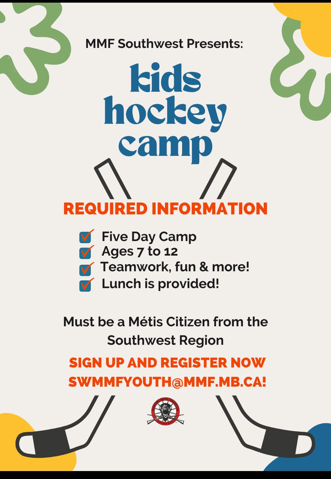 Youth Hockey Camp Manitoba Métis Federation