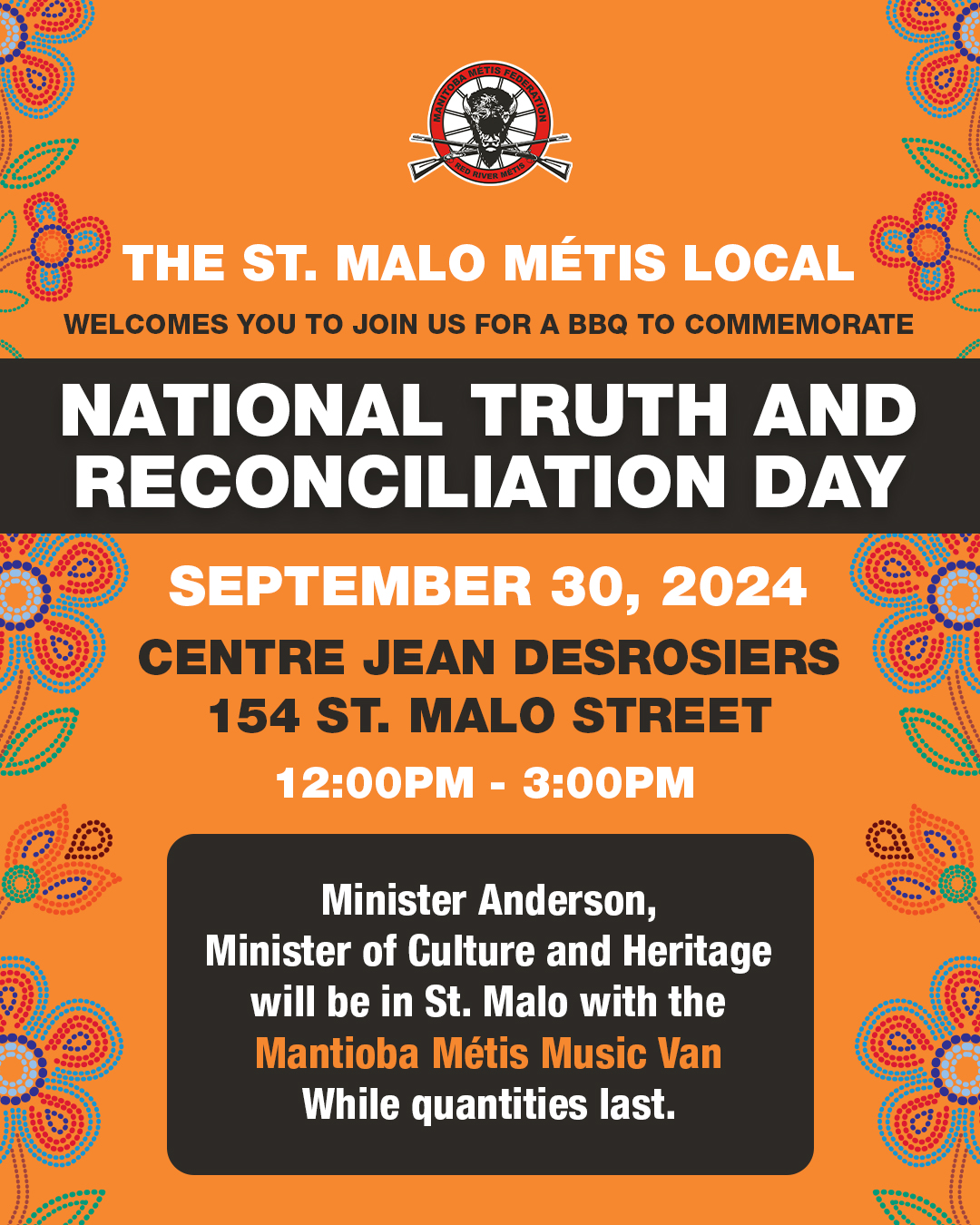 National Truth and Reconciliation St. Malo Local Manitoba Métis