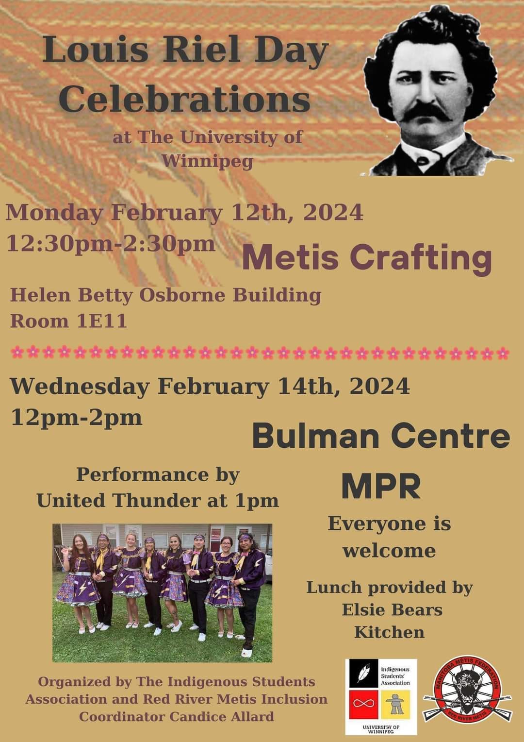 University of Winnipeg Louis Riel Day Celebrations Manitoba Métis