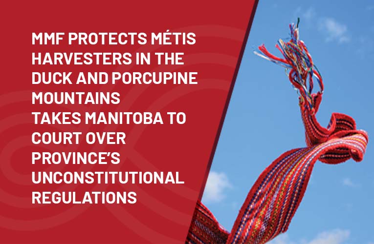 MMF Protects Métis Harvesters in the Duck and Porcupine Mountains Takes